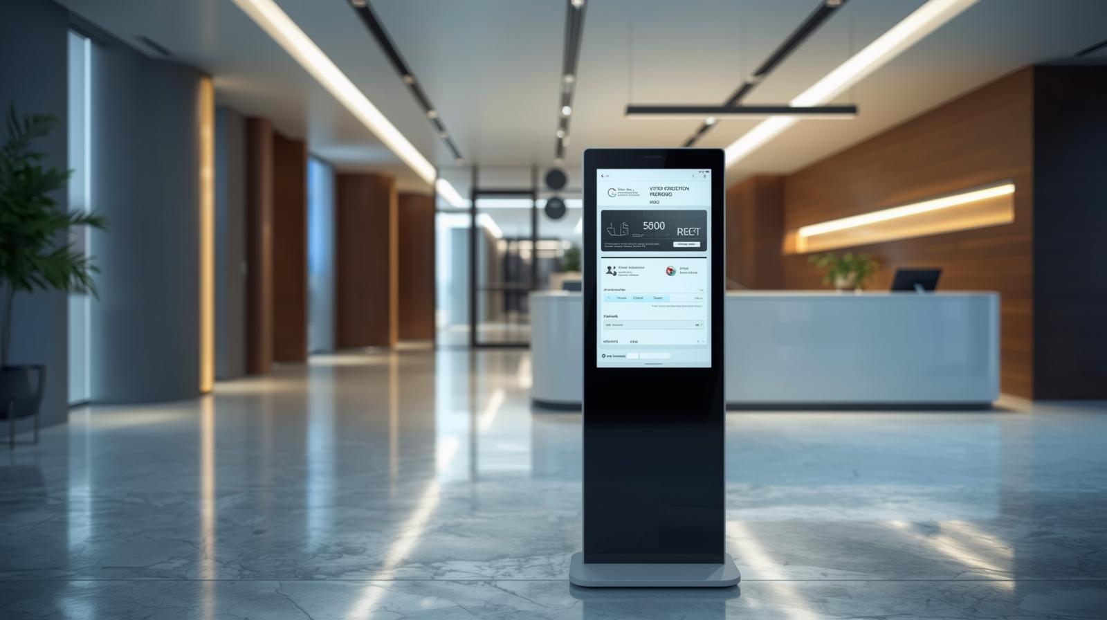 touch kiosk totem public space