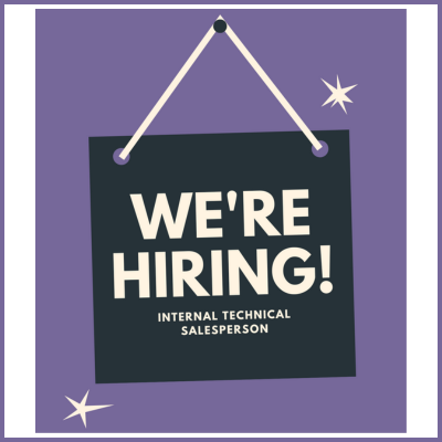 CDS are hiring – Internal Technical Salesperson