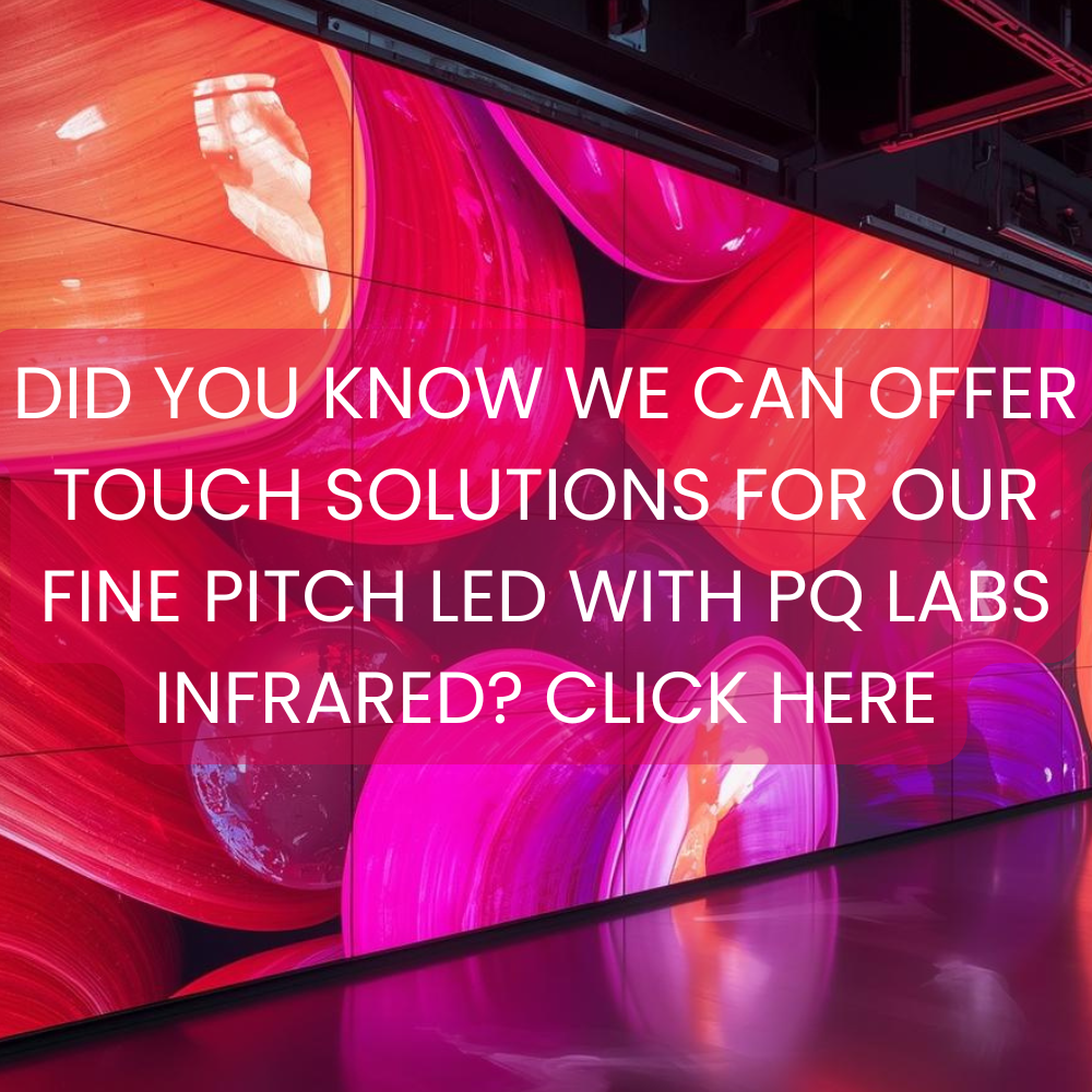 LED displays touch option
