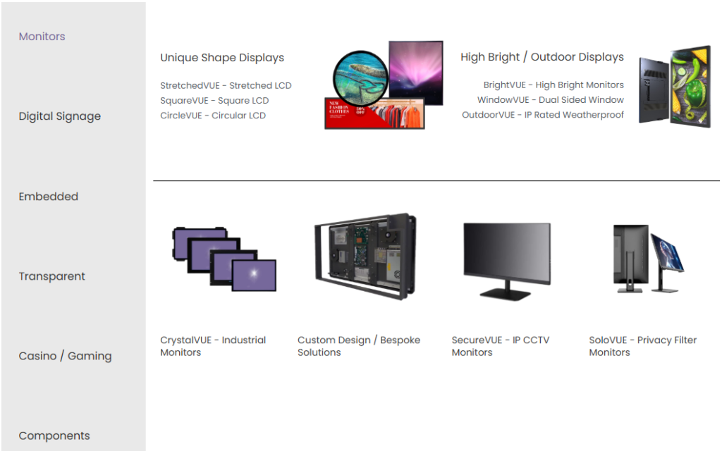 cds new website mega menu