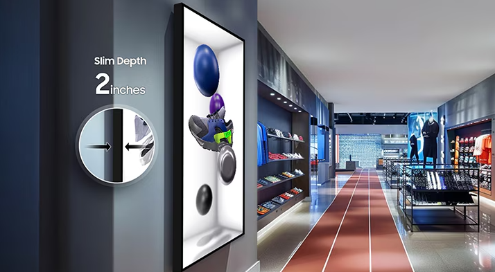 ultrathin design spatial signage