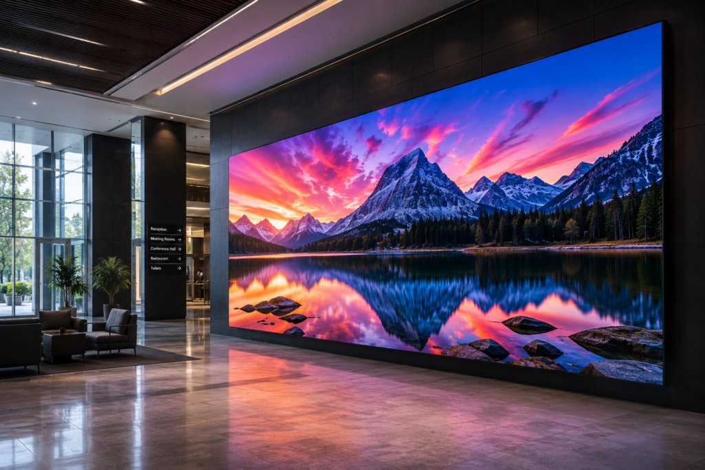 LED video wall application