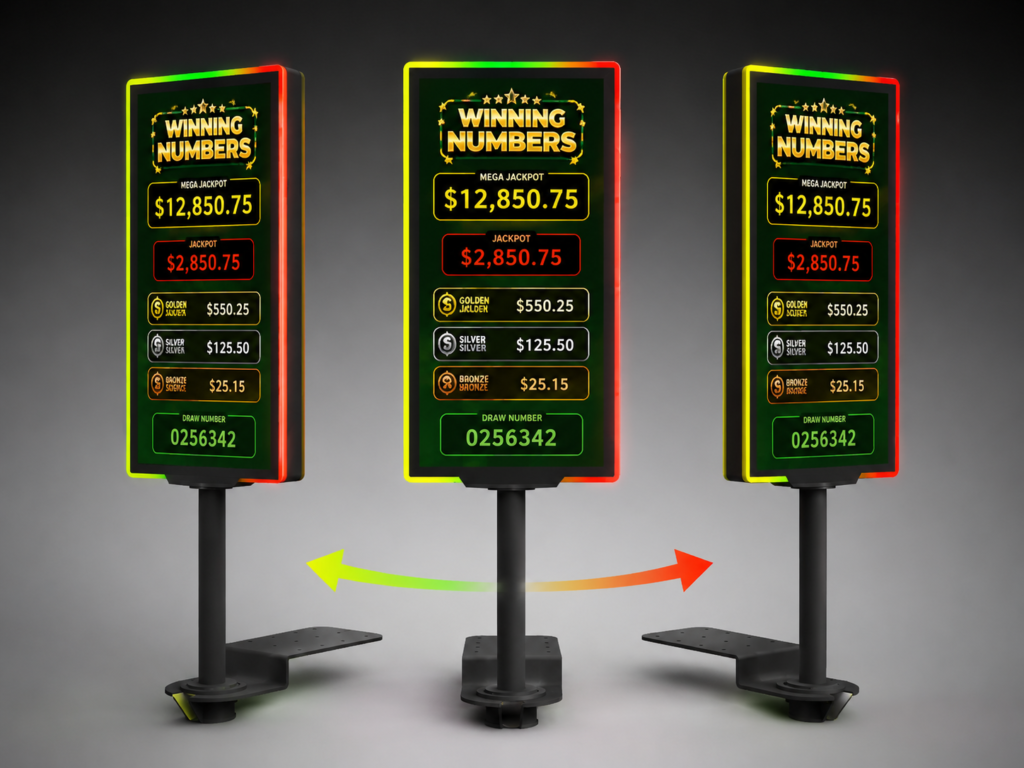 winning number displays mount