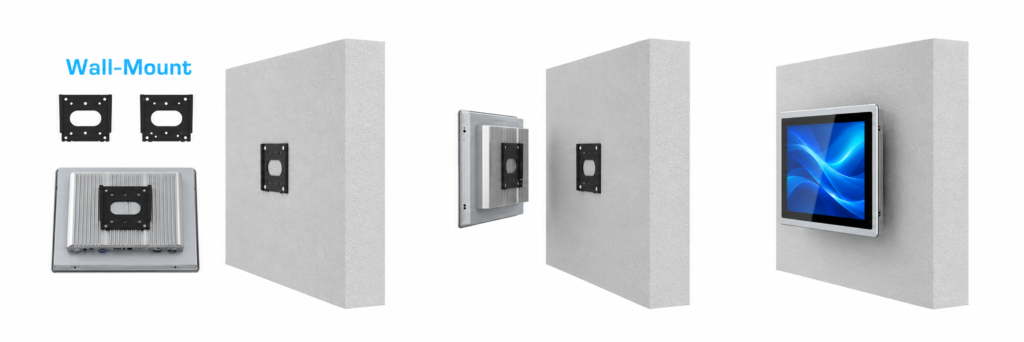 12.1-inch VESA wall-mount installation-7