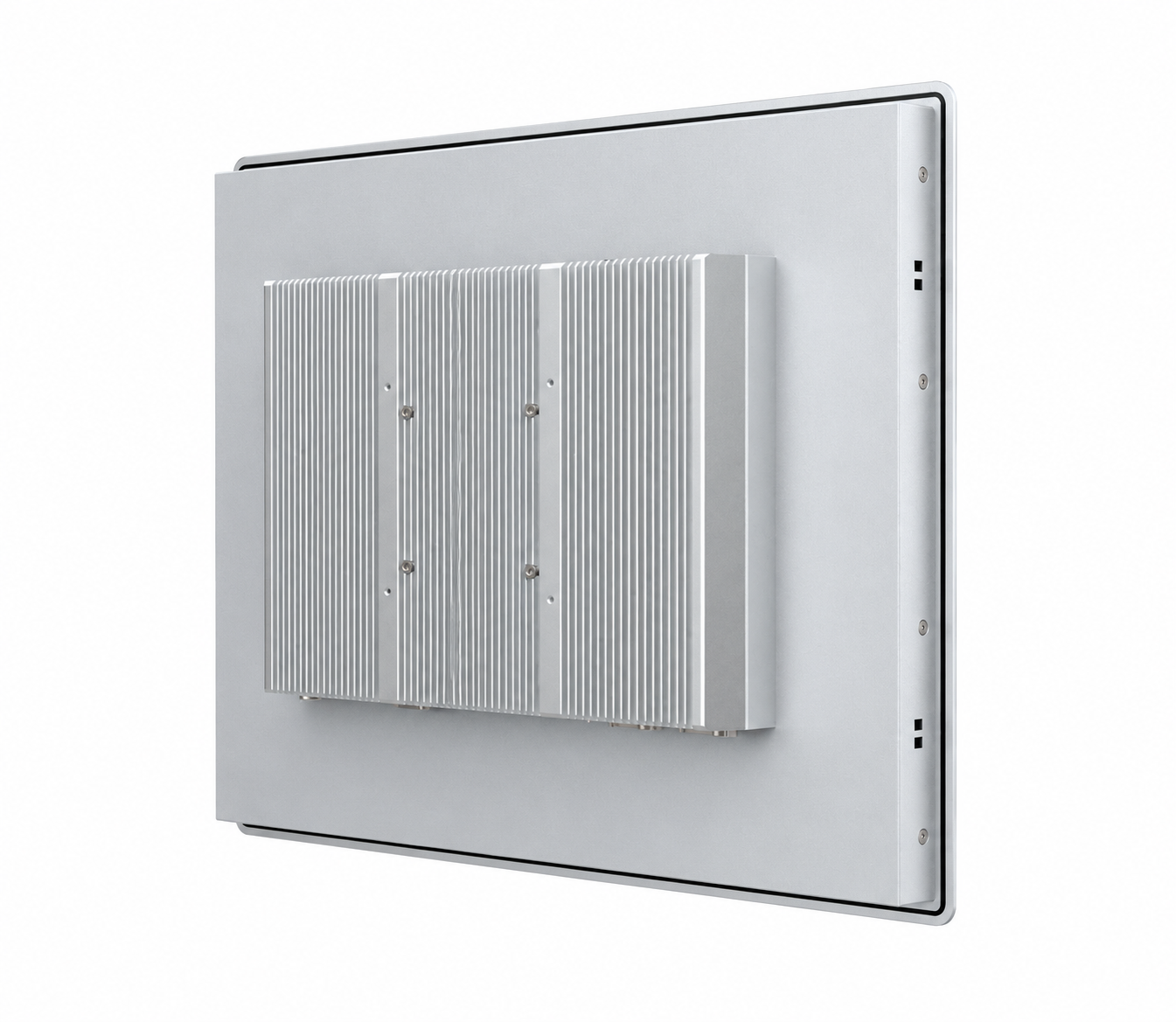 19 inch industrial panel pc back angle